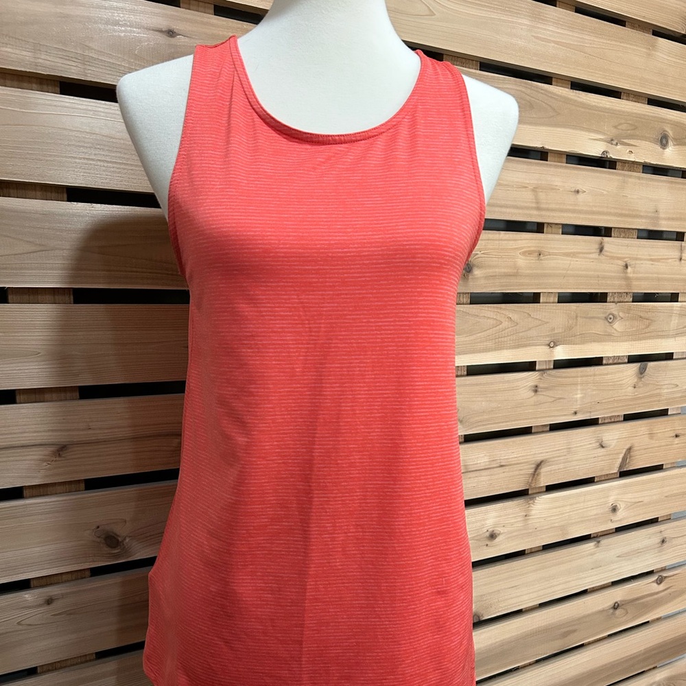 Orange/coral tank